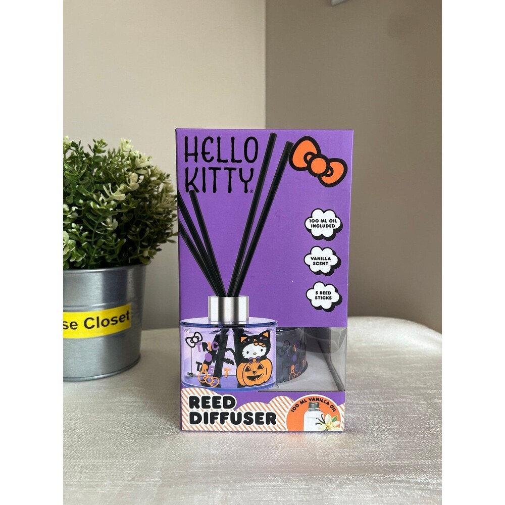 Sanrio Hello Kitty Halloween Reed Diffuser – Vanilla Scent NEW